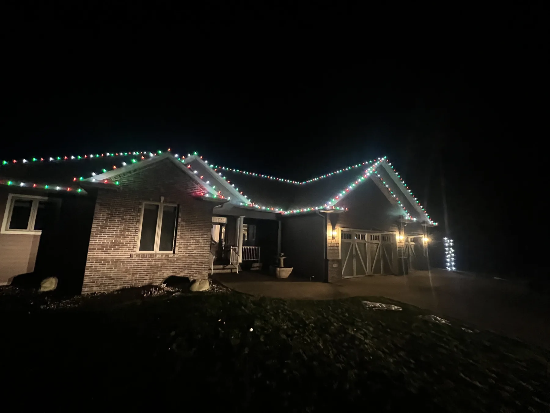 Seasonal outdoor lighting project by Majestic Shine