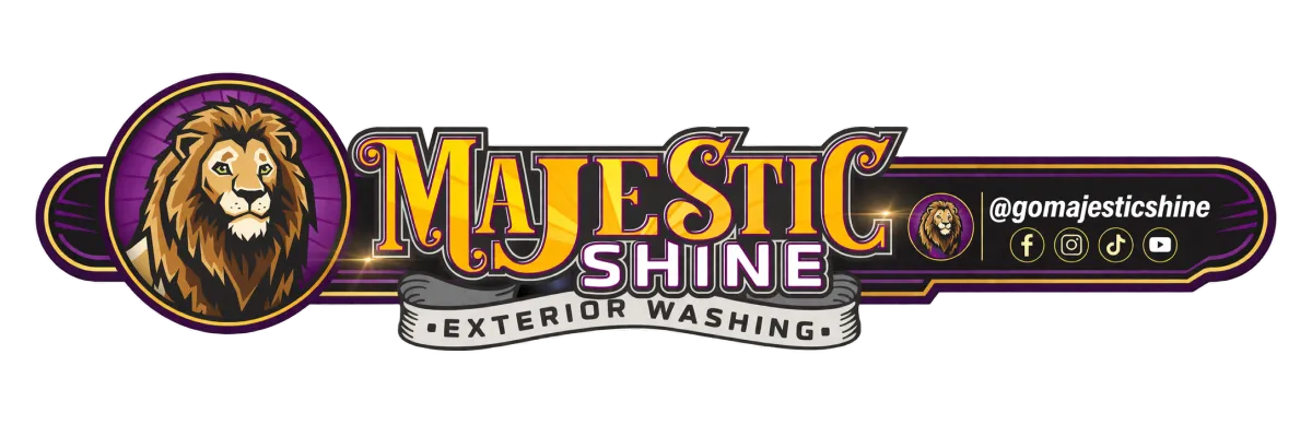 Majestic Shine Exterior Washing lion logo
