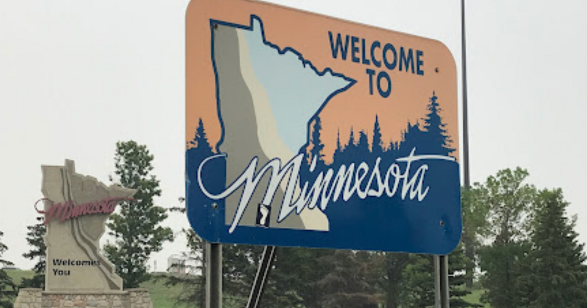 Minnesota welcome sign representing statewide Majestic Shine commercial service coverage