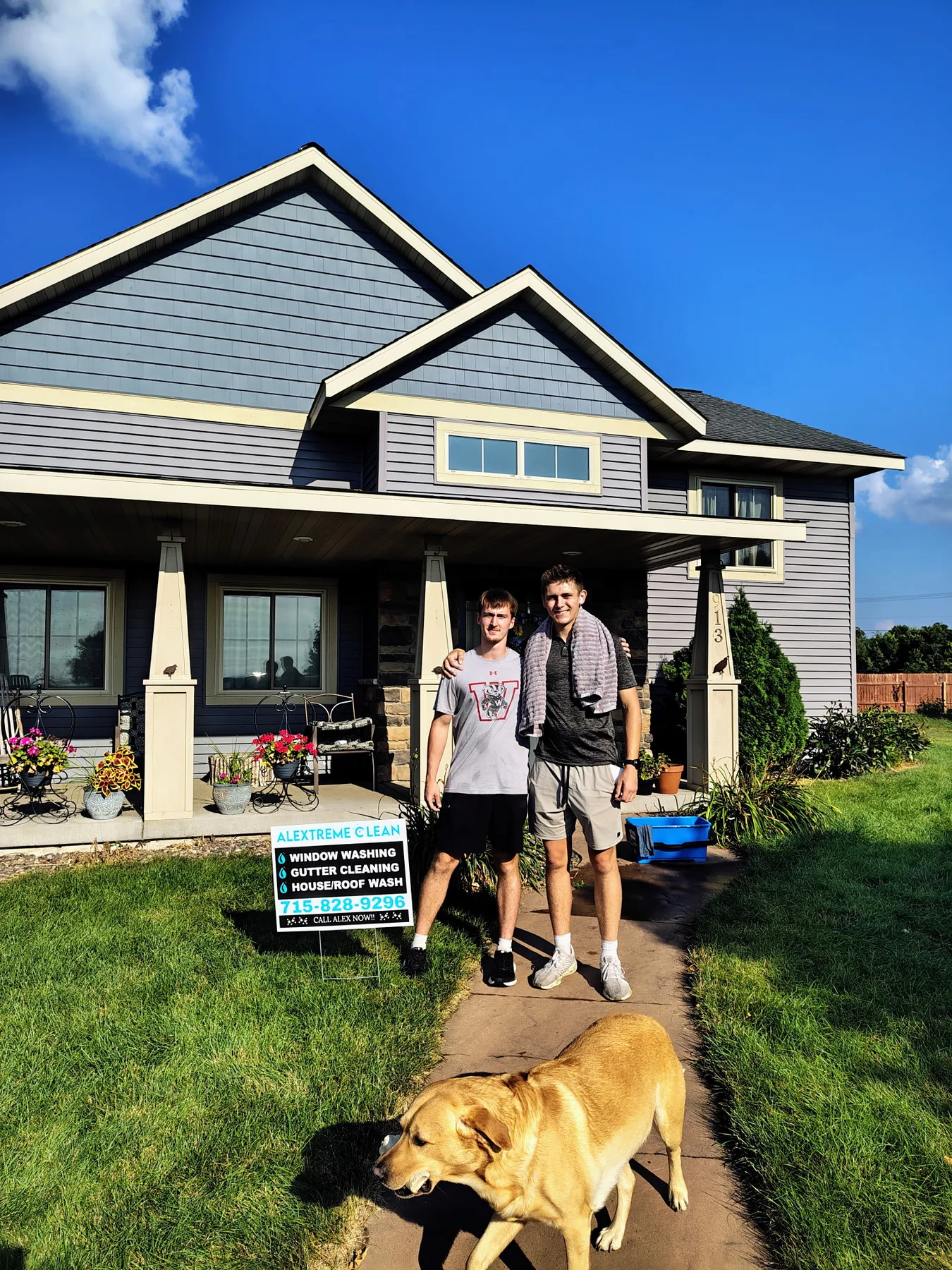 Majestic Shine house washing project serving western Wisconsin